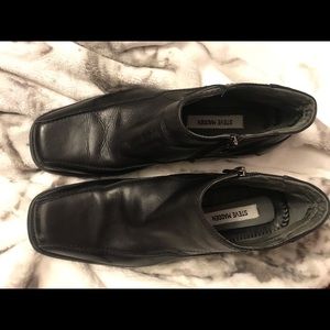 Steve Madden - Men’s Black Leather Dress Shoes -11